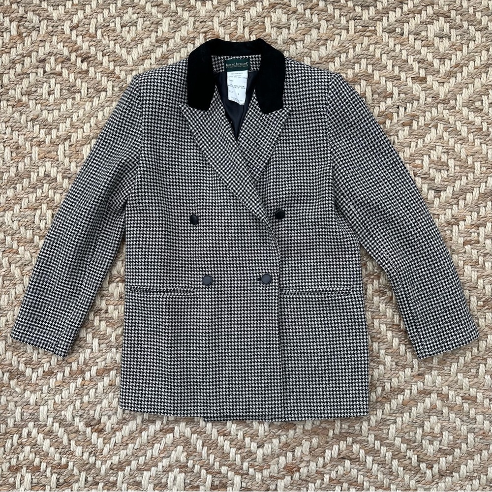 Vintage Harve Bernard 100% Wool Blazer Size 8